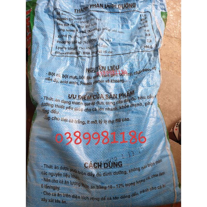 Thức ăn cho cá dạng bột đậm đặc túi 1kg