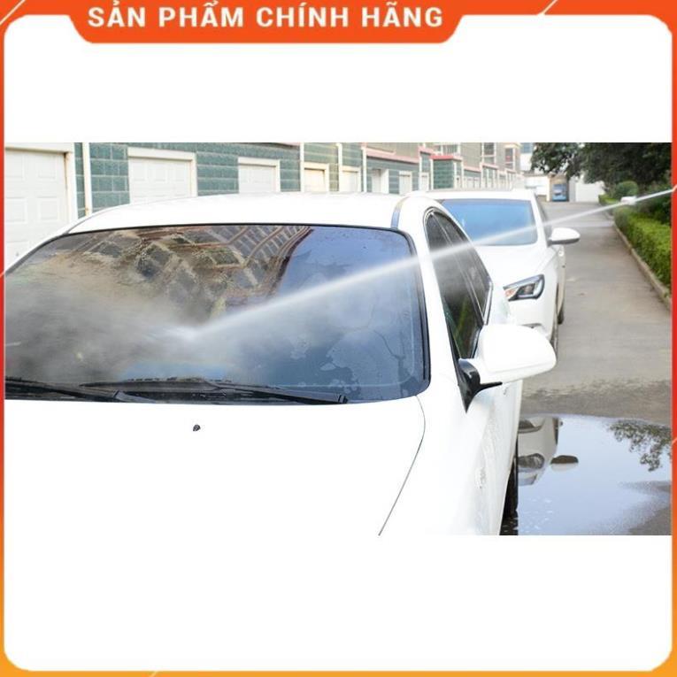 Rửa xe tưới cây Bộ dây và vòi xịt tăng áp lực nước 300% loại 25m cút đồng,nối đồng 206701