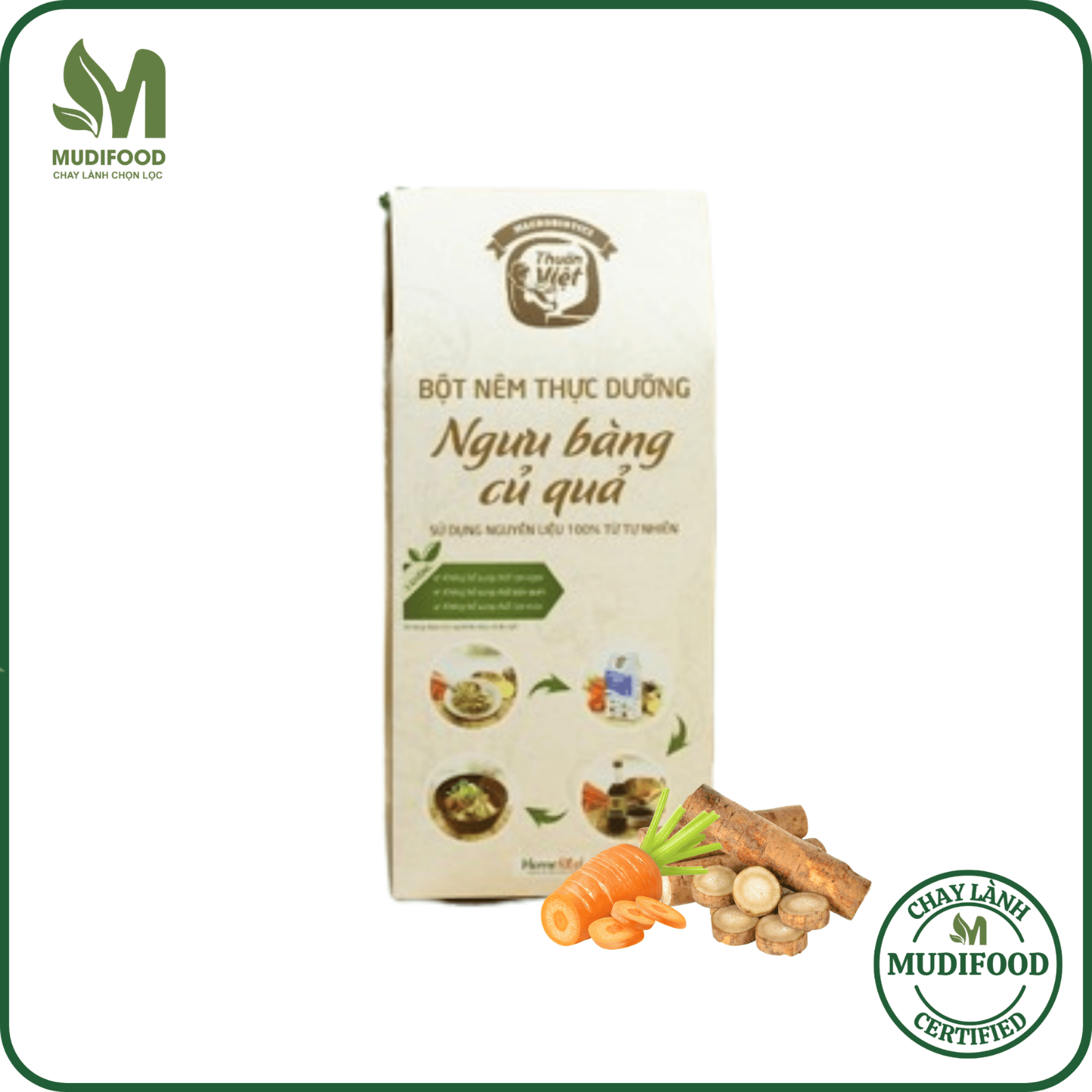 Bột Nêm Thực Dưỡng Ngưu Bàng Củ Quả Homefood 400g/ 800g - Gia Vị Cho Cả Gia Đình, Ăn Chay, Tự Nhiên