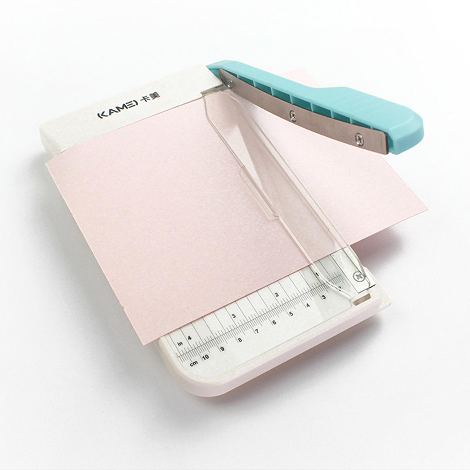 Portable 6'' Paper Trimmer Guillotine Photo Cutter for Label Coupon Laminated Paper Home Office