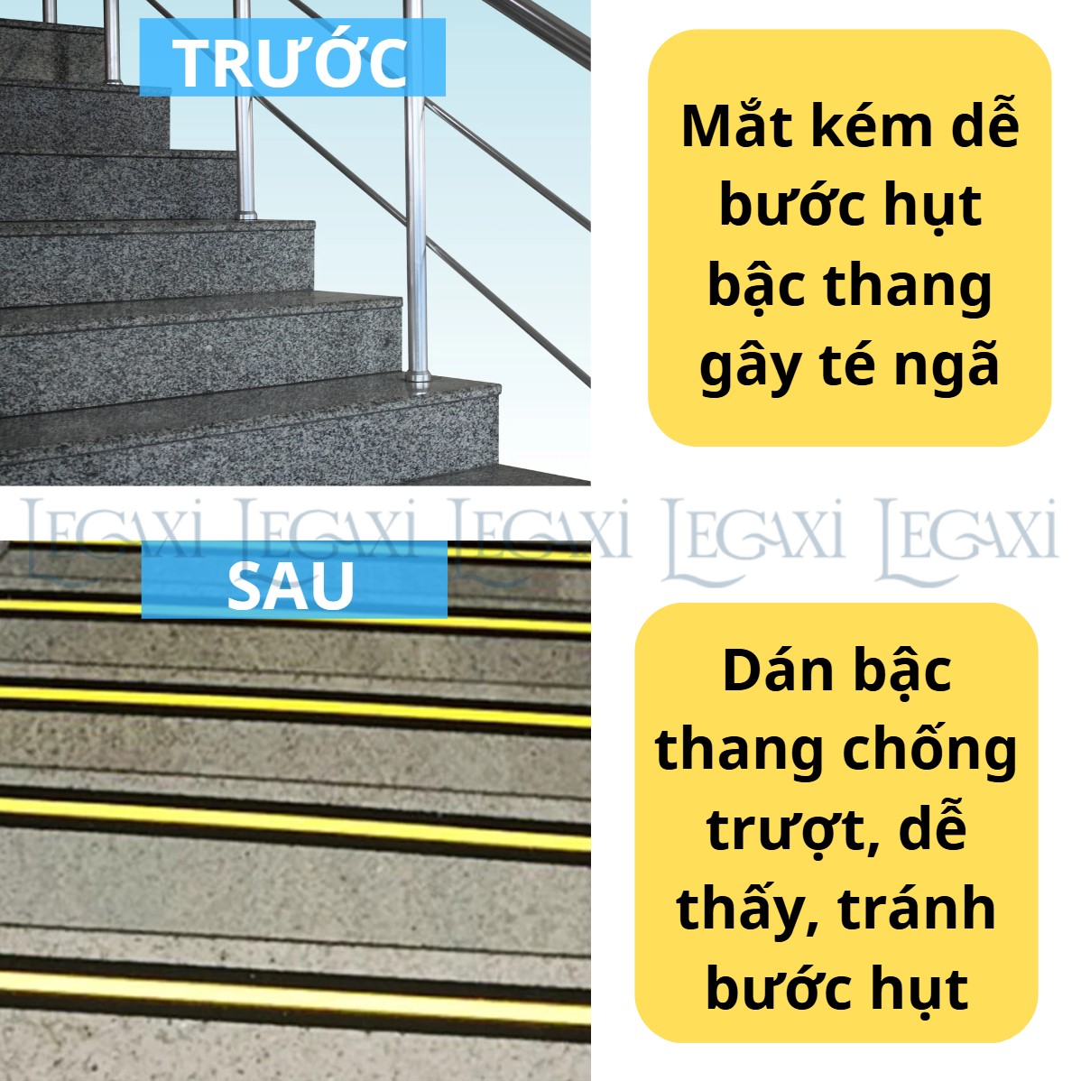 Băng Keo Nhám Phản Quang Chống Trượt Cầu Thang Bật Thèm 5cmx5Mét TránhTé Ngã Cho Người Lớn Và Trẻ Em