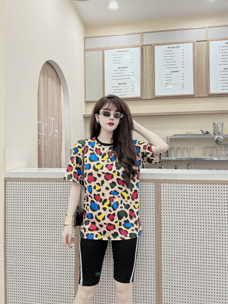 Đồ bộ ngố họa tiết beo màu in 3D