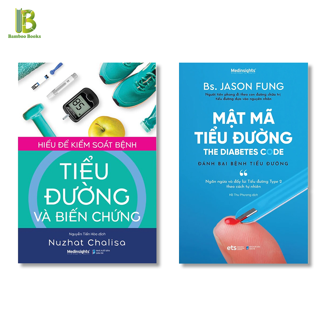 Combo 2Q: Hiểu Để Kiểm Soát Bệnh Tiểu Đường Và Biến Chứng + Mật Mã Tiểu Đường (Tặng Kèm Bookmark Bamboo Books)