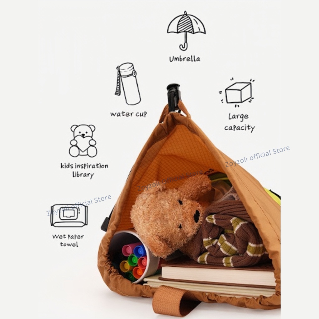 Balo dây rút cho bé Zoyzoii B36 đựng đồ du lịch outdoor drawstring bag - Hàng chính hãng