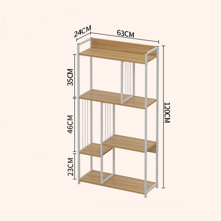 Tủ kệ sách đa năng lắp ghép trang trí phòng khách