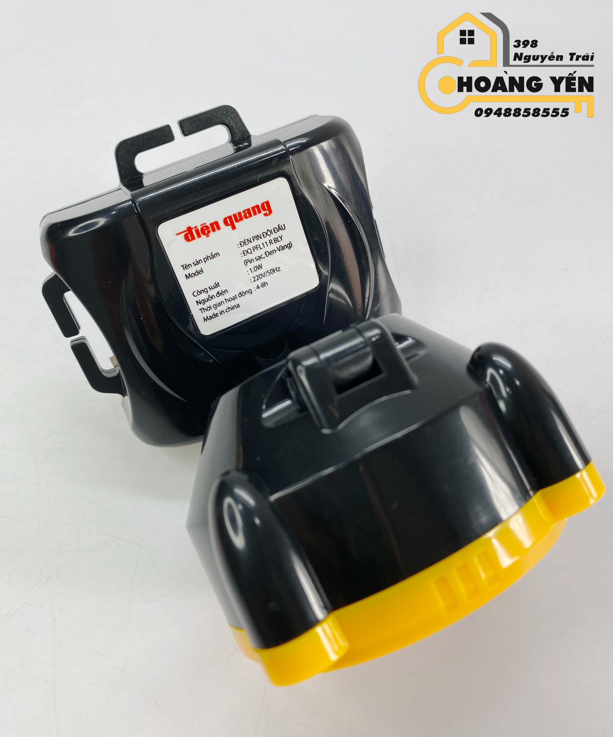 Đèn pin đội đầu Điện Quang PFL11 siêu sáng từ 4-8 giờ Đèn pin đội đầu pin sạc