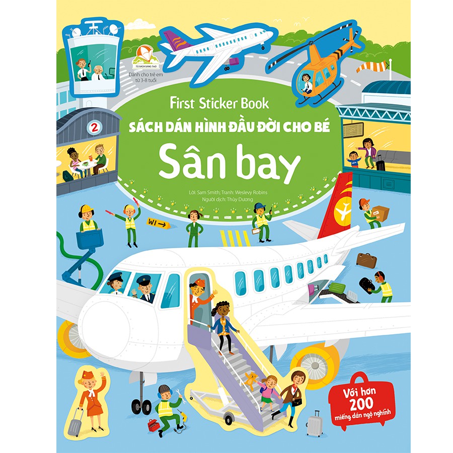 Sách - First Sticker Book - Sách dán hình đầu đời cho bé (Nhiều chủ đề) - Đinh Tị Books