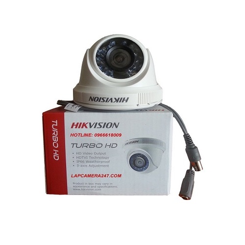 Camera Hikvision 2MP DS-2CE56D0T-IRP Lắp Trong Nhà - Hàng Chính Hãng