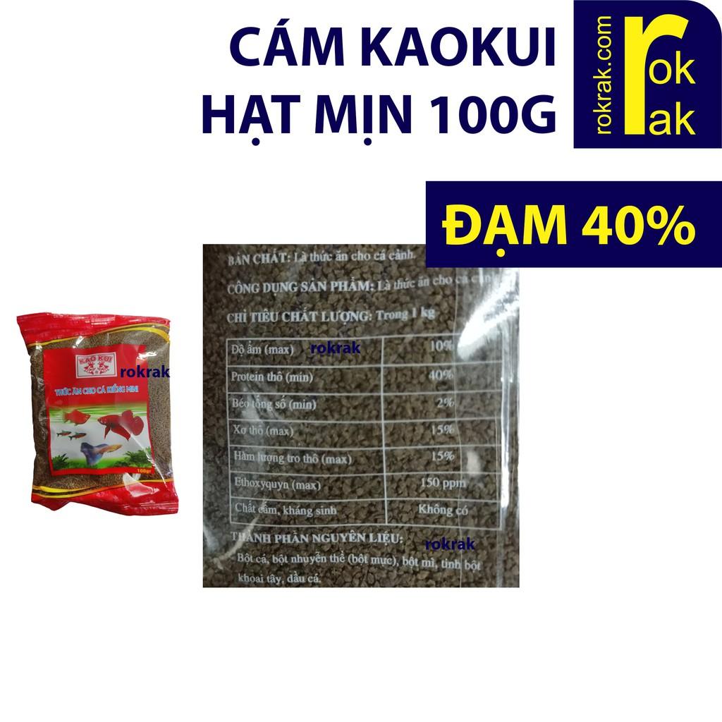 Cám cá KaoKui hạt mịn 100g đạm 40% Thức ăn cho cá cảnh