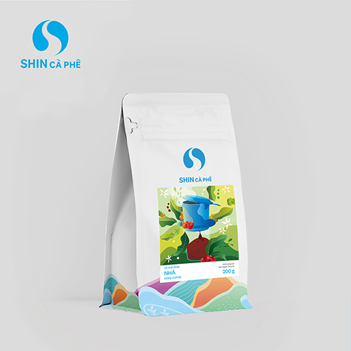SHIN Cà Phê - Cà phê Phin Nhà - 200 gram