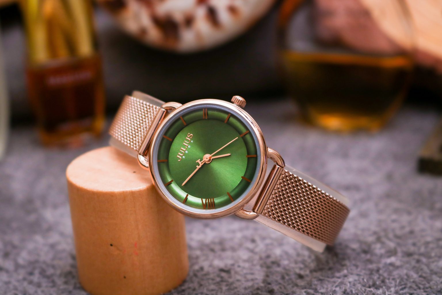 Đồng hồ Nữ Julius JA-1268A Hàn Quốc Dây Thép Không Gỉ