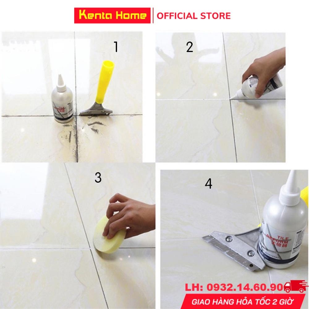 Sơn kẻ chỉ gạch cao cấp 280ml - Keo chà ron sứ làm mới mạch gạch sàn nền nhà tắm, tường, bồn rửa chén, bồn cầu hiệu quả
