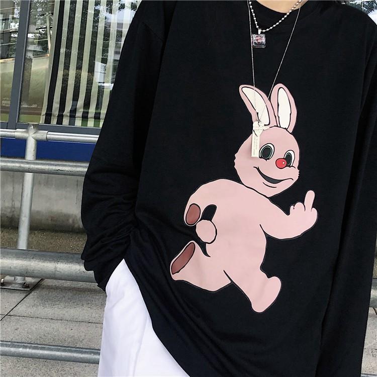 Áo thun tay dài form rộng Yinxx, áo sweater Unisex SW501