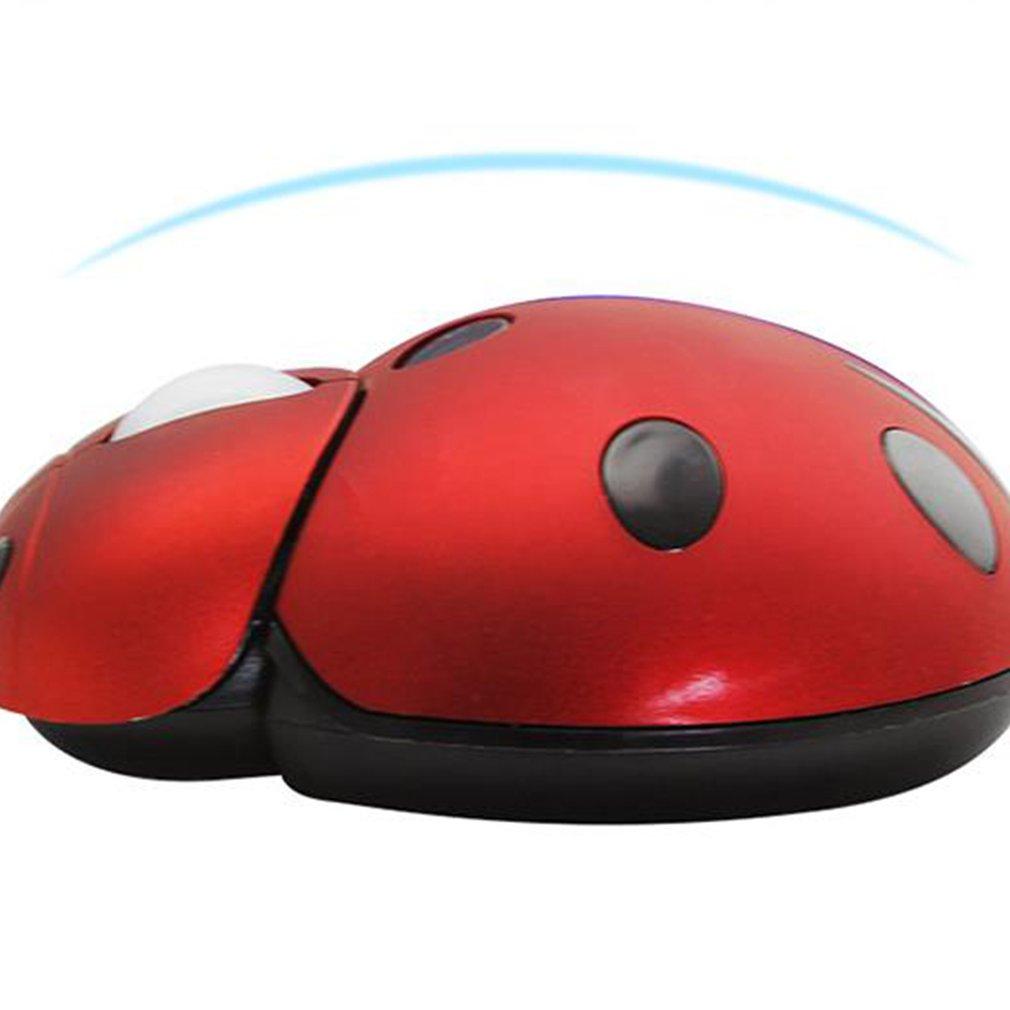 Không Dây Mini Công Thái Học Máy Tính Di Động Sáng Tạo Hoạt Hình Bọ Rùa Hình Dễ Thương Usb Động Vật Mause Tặng Máy Tính Chuột Cho Laptop