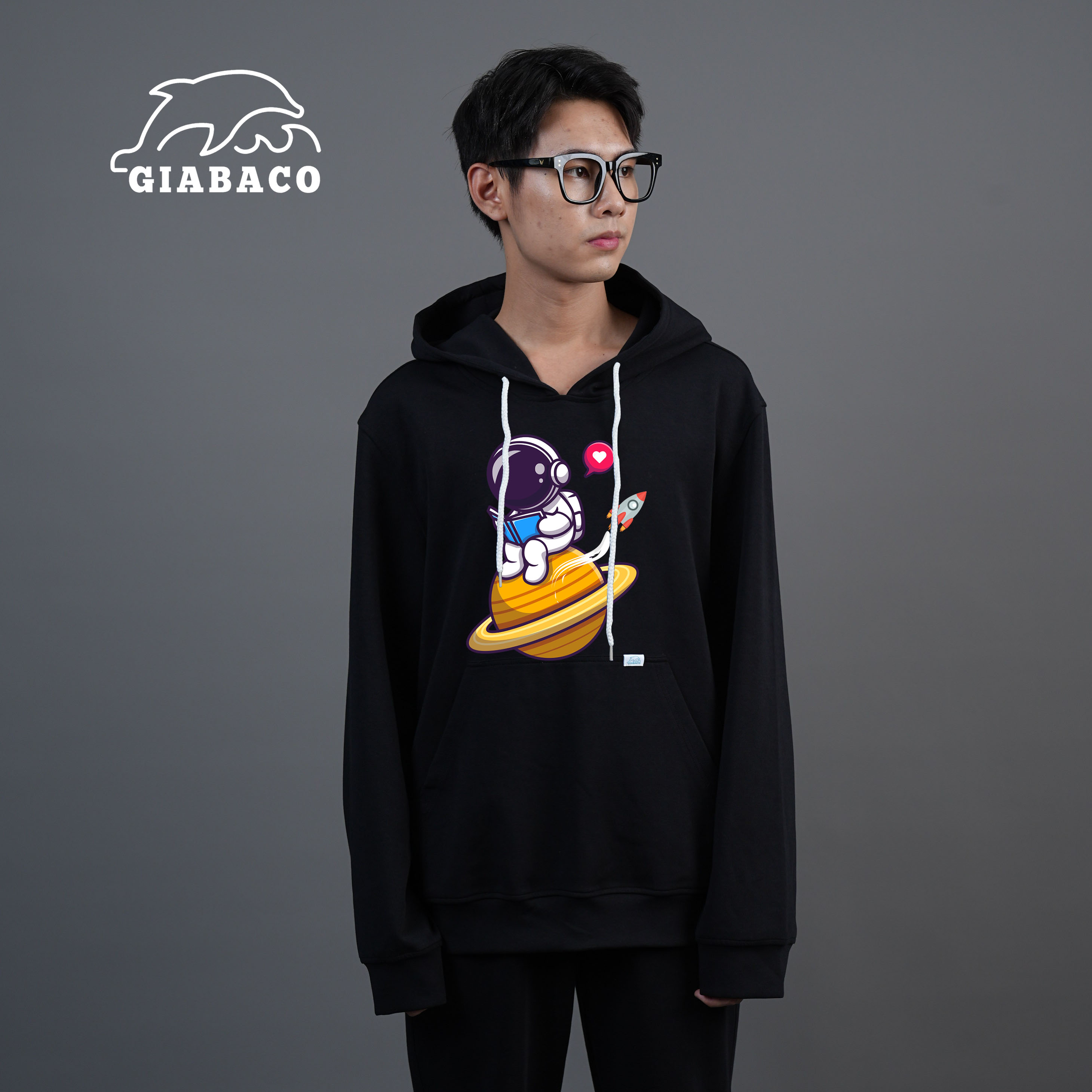Áo Hoodie Phi Hành Gia Giabaco