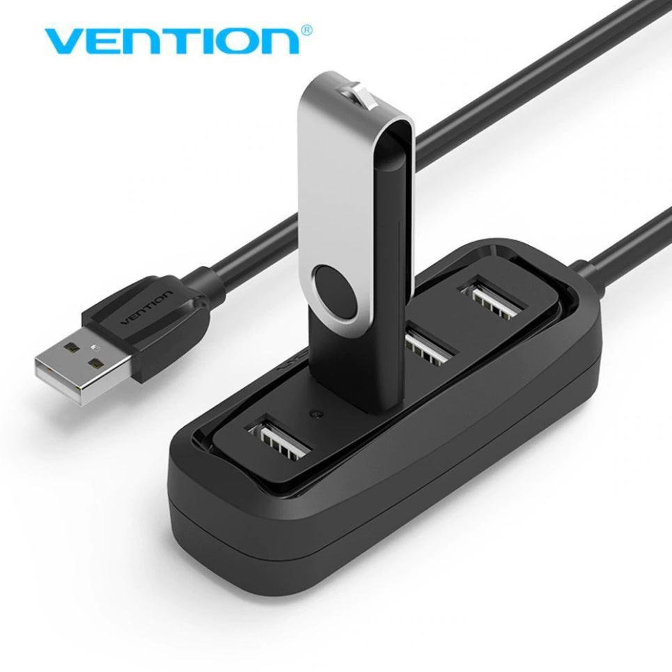 Chia Usb, Hub Vention 4 cổng USB2.0 Hub OTG HUB USB - Hàng Chính Hãng