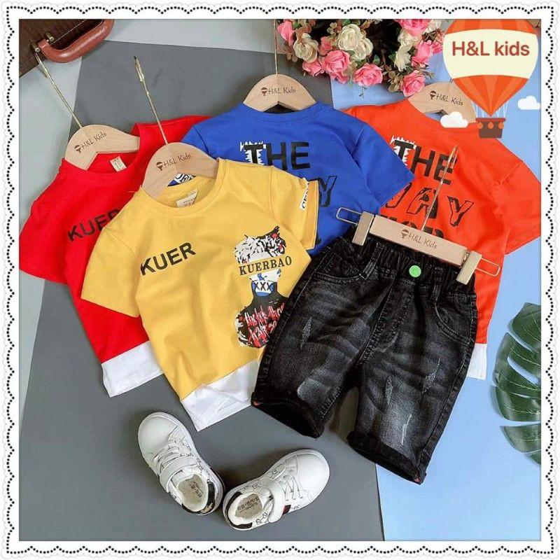 Set quần jean cotton áo thun siêu phẩm