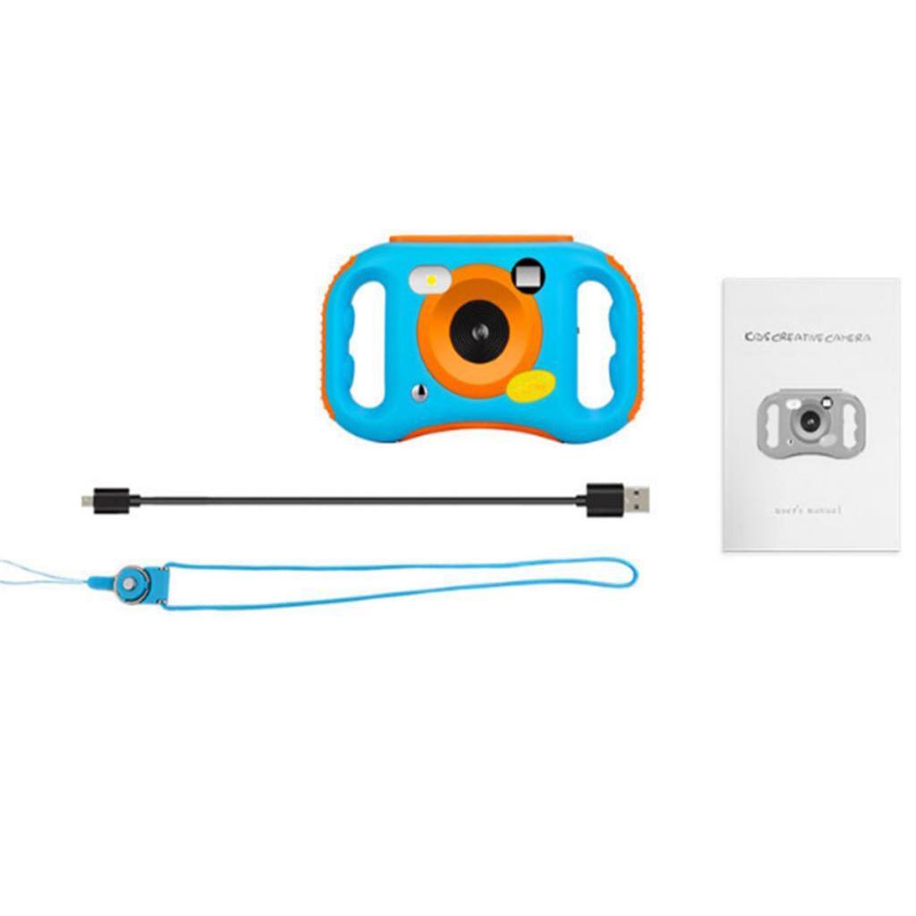 Video HD Digital WIFI Camera 1.77inch Gift for Kids Children, Blue, Plastic