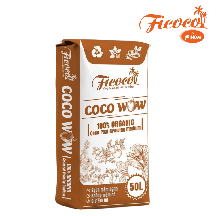 Giá thể xơ dừa trồng cây đã xử lý - FICOCO - Mùn dừa trồng cây