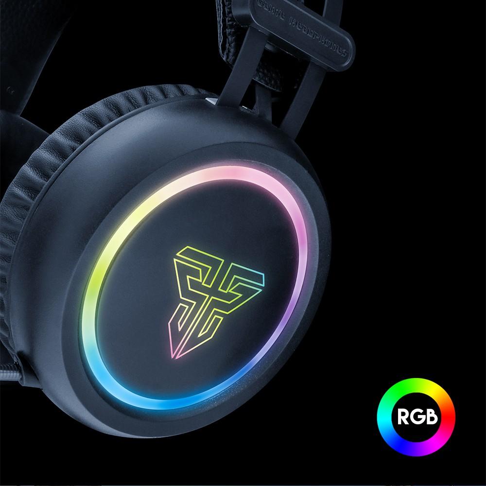 Tai Nghe Gaming Chụp Tai Có Dây Fantech HG15 CAPTAIN Chất Lượng Âm Thanh 7.1 LED RGB 16,8 Triệu Màu Mic Chống Ồn - HÀNG CHÍNH HÃNG