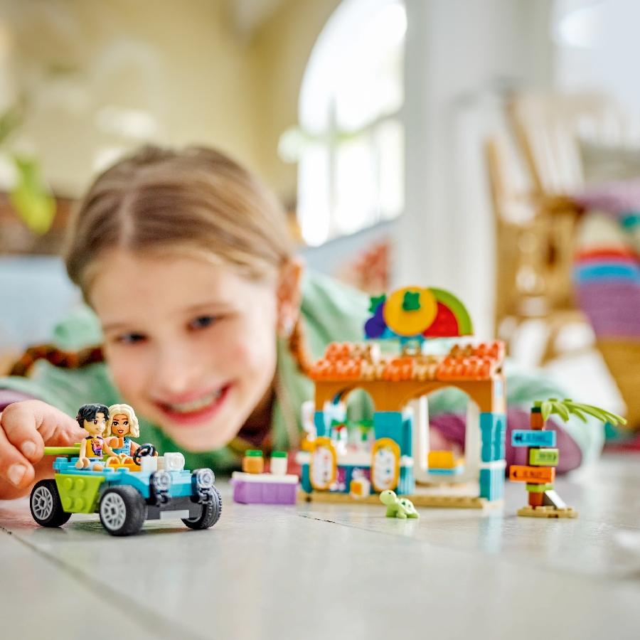 LEGO FRIENDS 42625 Đồ Chơi Lắp Ráp Quầy Sinh Tố Bãi Biển (213 chi tiết)