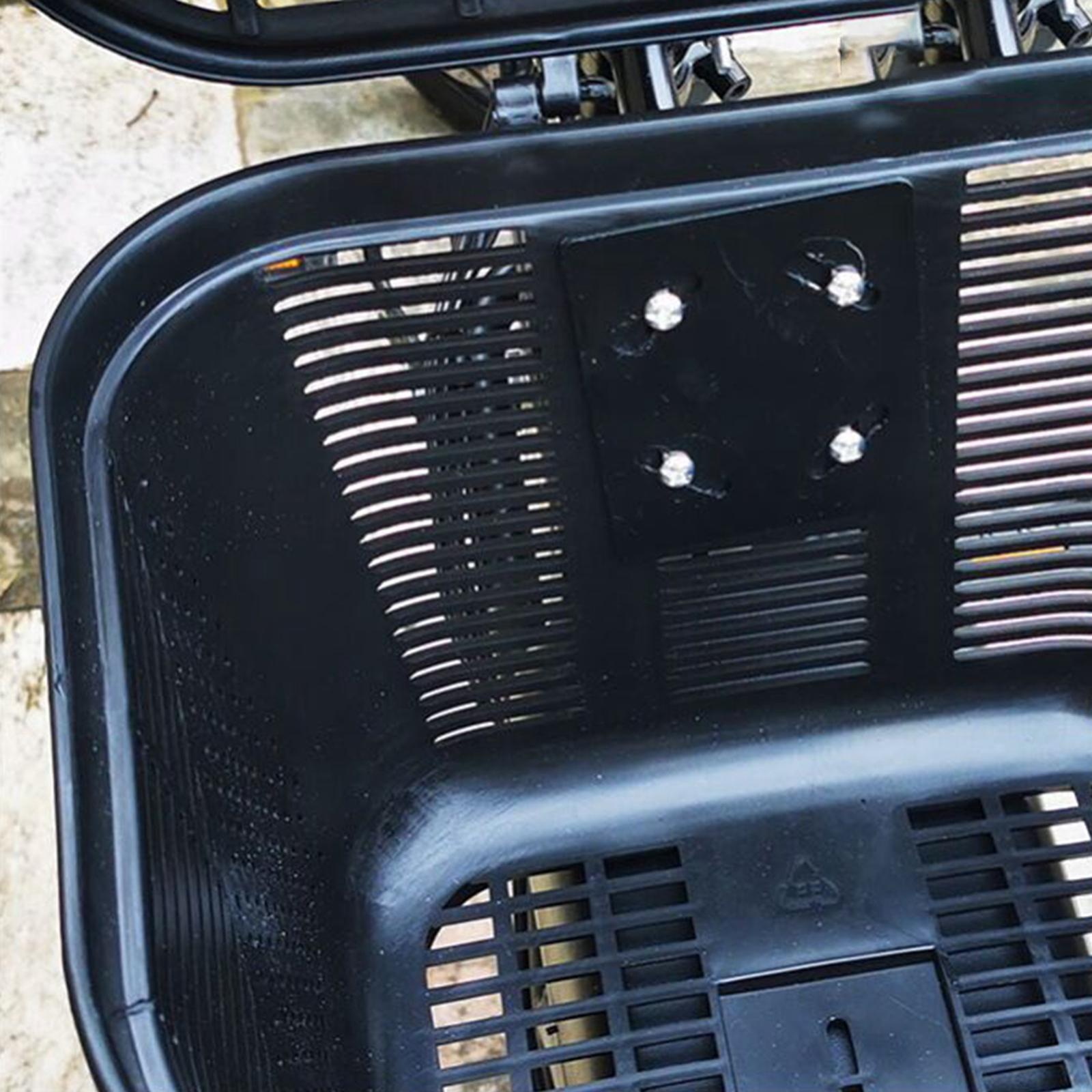 Bike Basket Removable Durable Bike Storage Baskets Bike Accessories with Lid