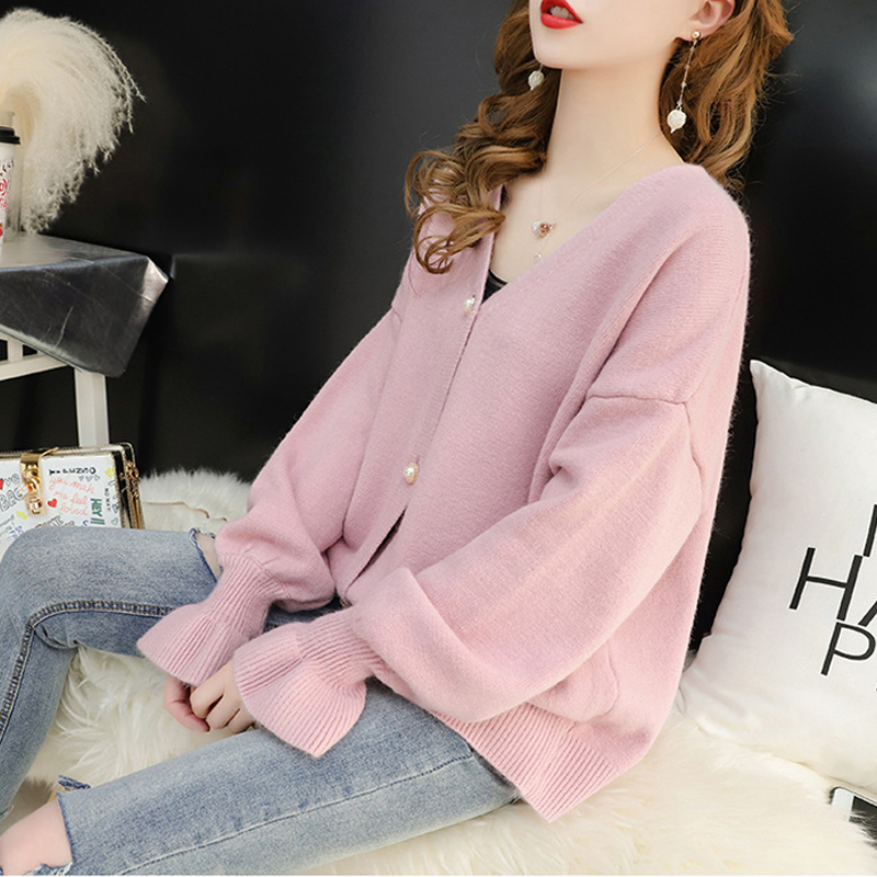 Hình ảnh Áo khoác len cardigan dáng ngắn len dệt kim mềm mại phong cách Hàn Quốc