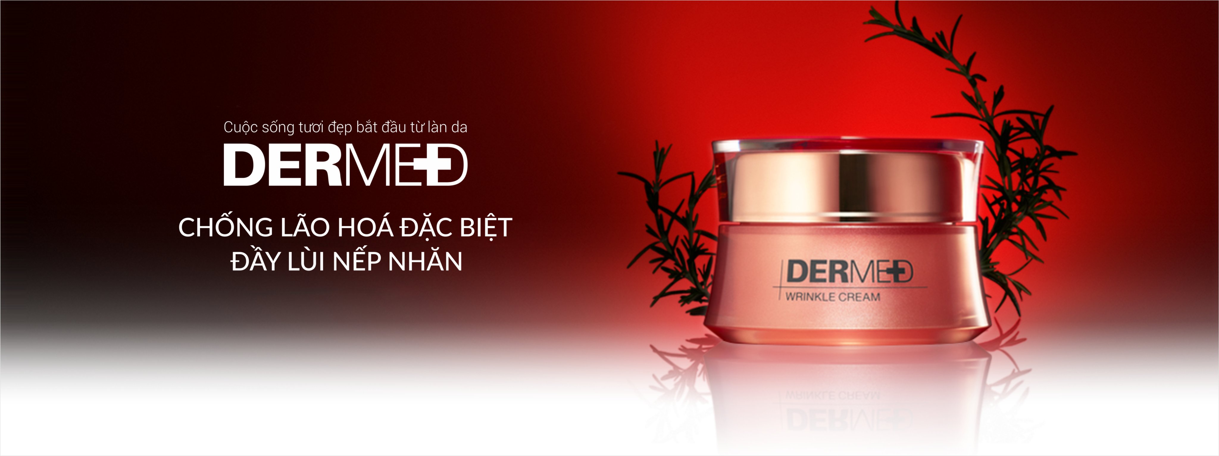 Kem chống lão hóa, chống nhăn DERMED Nhật Bản - DERMED Wrinkle Cream chống nhăn, nâng cơ (30g)