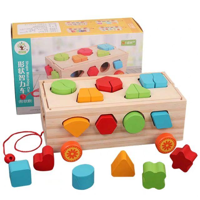 Đồ chơi Xe Kéo Thả Số Và Hình Khối