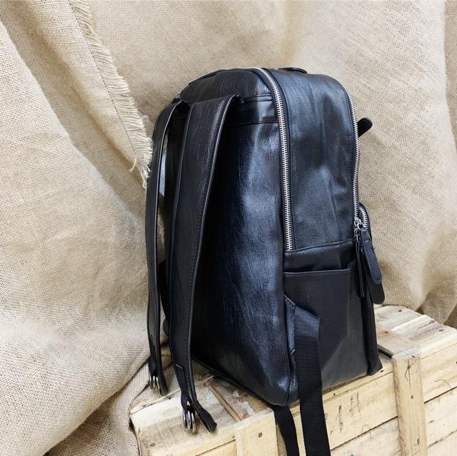 Balo da nam nữ - Leather Backpack