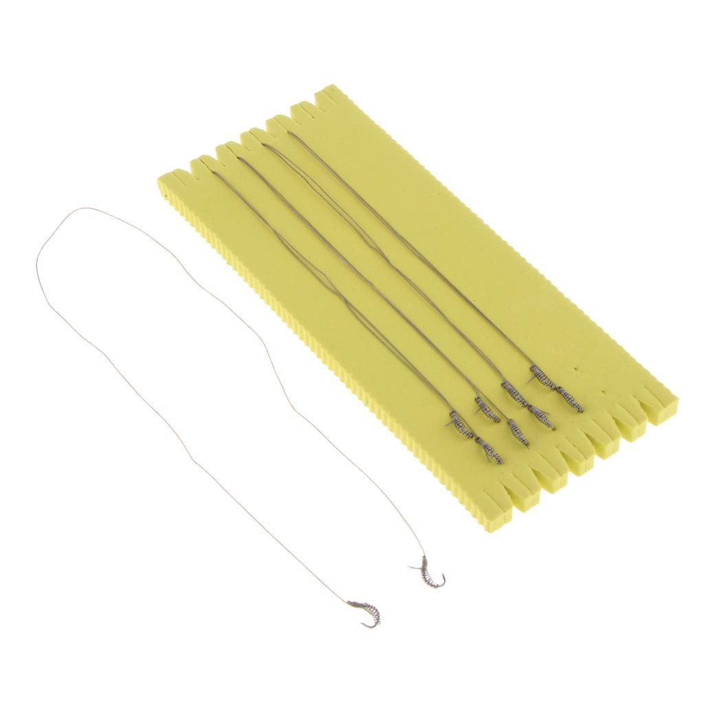 2-4pack 5pairs Spring Hooks Barbed Swivel Fishing Hooks Accessories Hook Size 4
