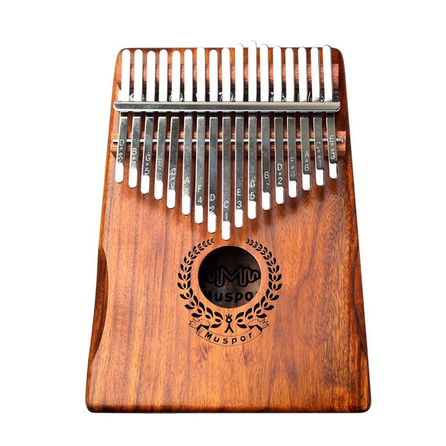 Đàn kalimba 17 phím gỗ nguyên khối Mahagony MUSPOR000016