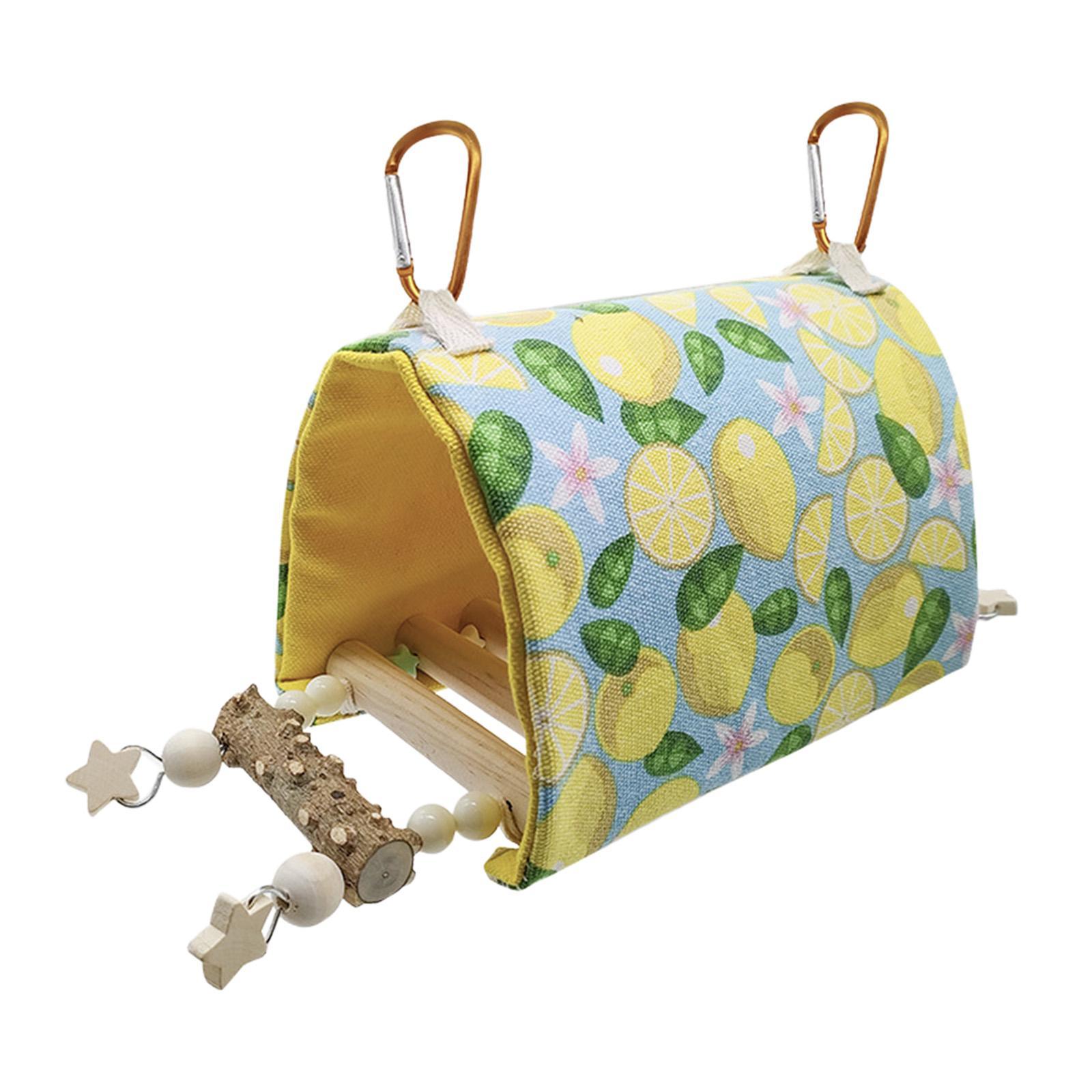 Birds Nest House Bird Perch Stand Winter Warm Bird Toy Bird Cage Perch Stand