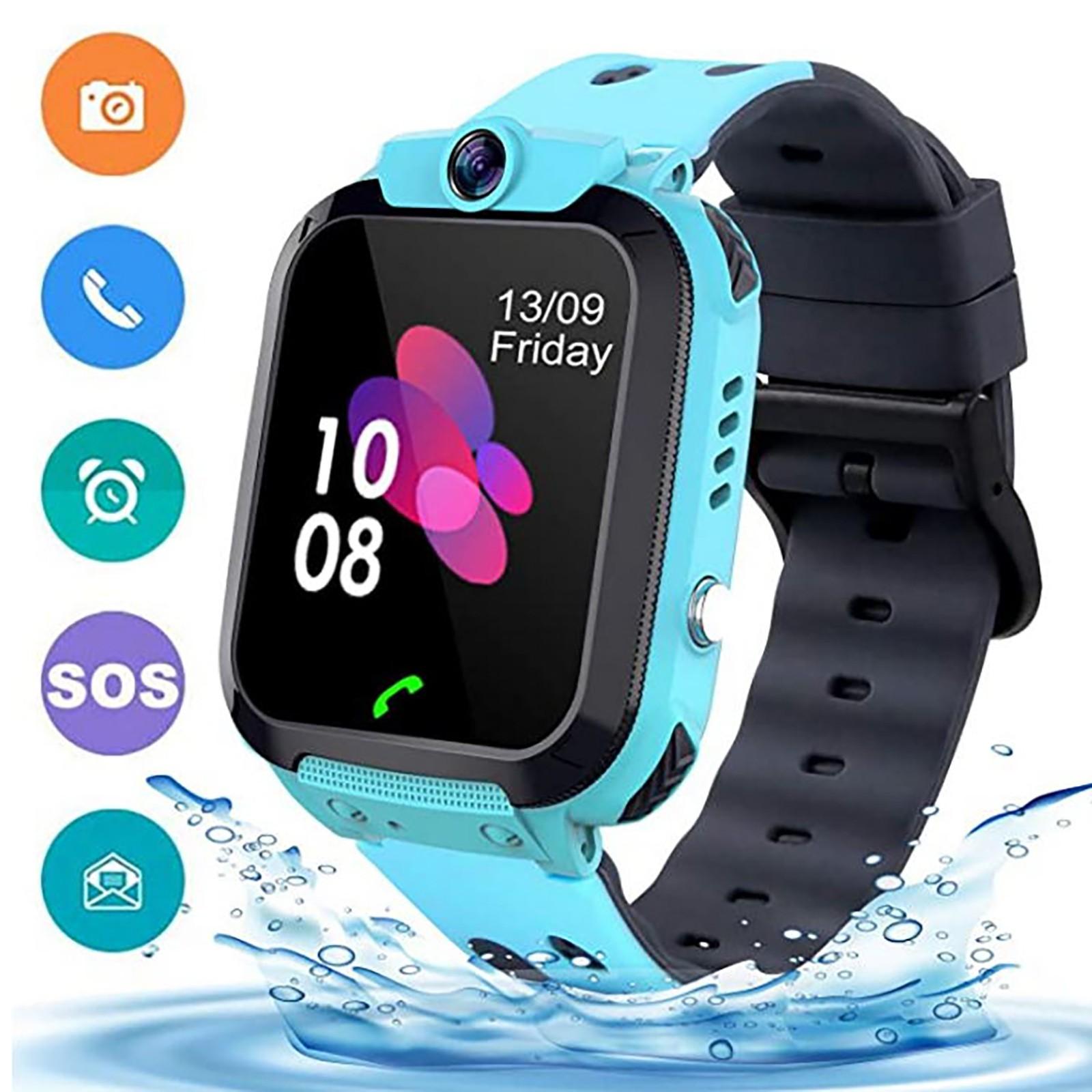 Trẻ Em Chống Mất Gps Sos Gọi Gsm Đồng Hồ Thông Minh Điện Thoại Trẻ Em Dây Đồng Hồ Thông Minh Smartwatch Cho Bé Trai Bé Gái Chống Nước Tặng dành Cho Ios Android