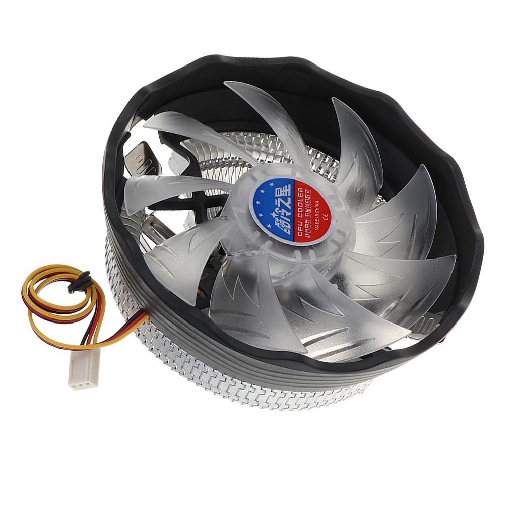 Alloy Bearing CPU Cooler Fan RGB Heatsink Radiator for Intel LGA1156/1155