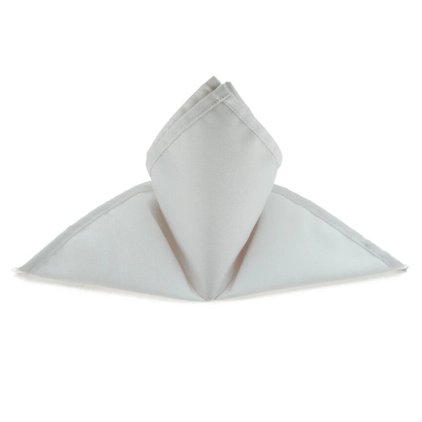 Combo 10 Khăn ăn White Khaki Napkins 45x45cm (Trắng)