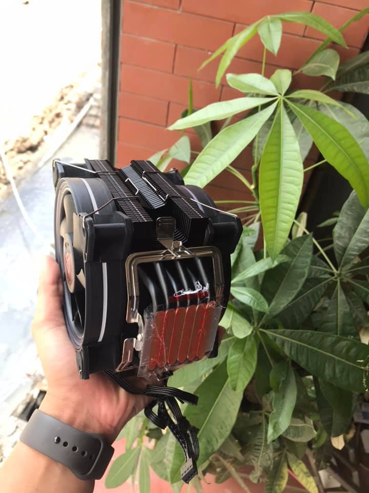 Tản nhiệt khí CPU ALSEYE H120D RGB, 6 ống đồng, 2 Fan - Hàng chính hãng