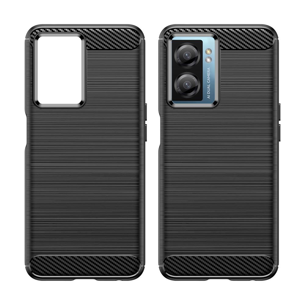 Ốp lưng cho Oppo A57 A77S K10 5G Realme V23 Q5i mềm Carbone phay xước chống sốc chống vân tay