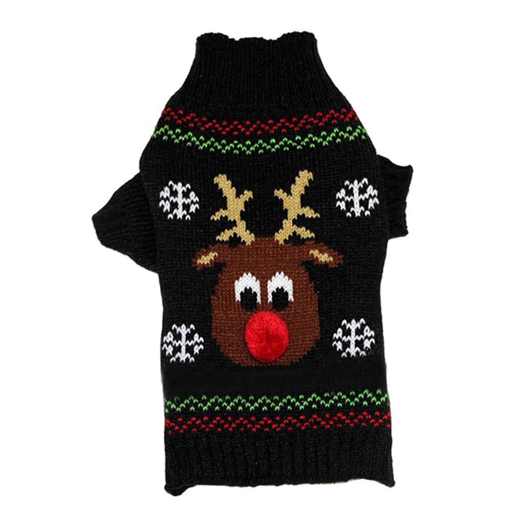 XS/S/M/L Size Pet Dog Winter Warm Sweater Poodle Coat Apparel