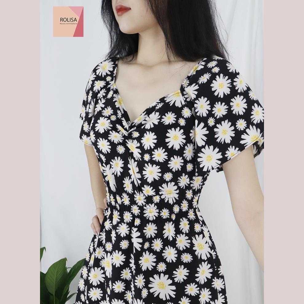 Đầm váy nữ hoa cúc nhí tay phồng cổ tim Mới 100 giá 250000đ gọi  0938202228 Huyện Bình Chánh  Hồ Chí Minh id44b51700