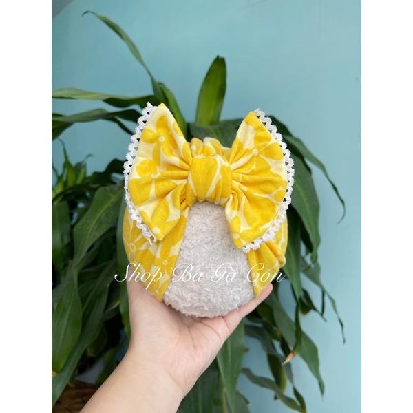 Mũ turban cho bé - newborn shop ba gà con