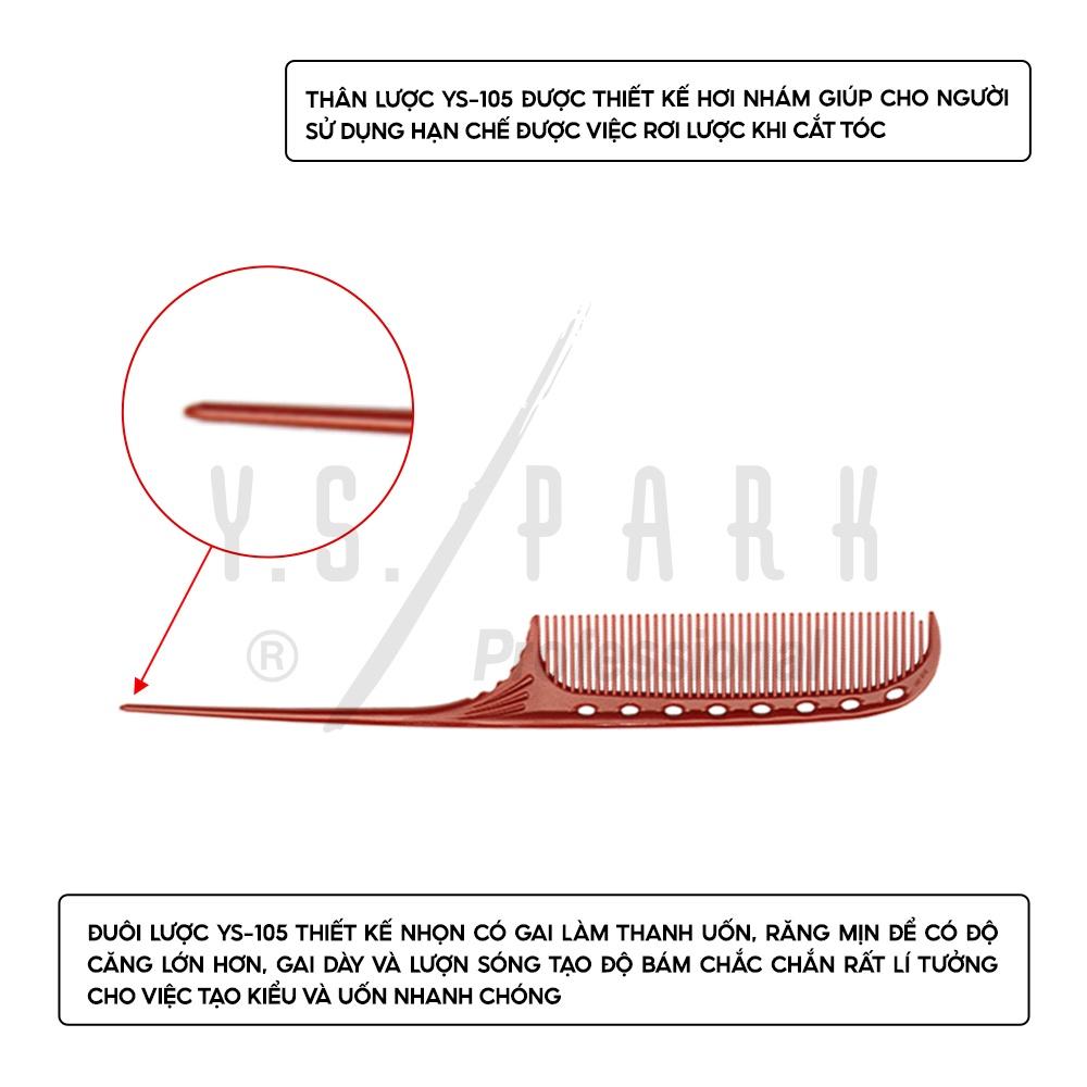 Lược chải hóa chất Nhật Bản YS PARK đuôi nhọn cao cấp YS-105 hàng chính hãng