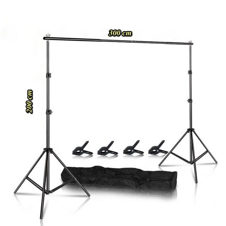 Khung treo cố định màn chiếu MultiScale Stand, khung làm nền Studio chụp ảnh khung Backdrop (2 x 3 mét)