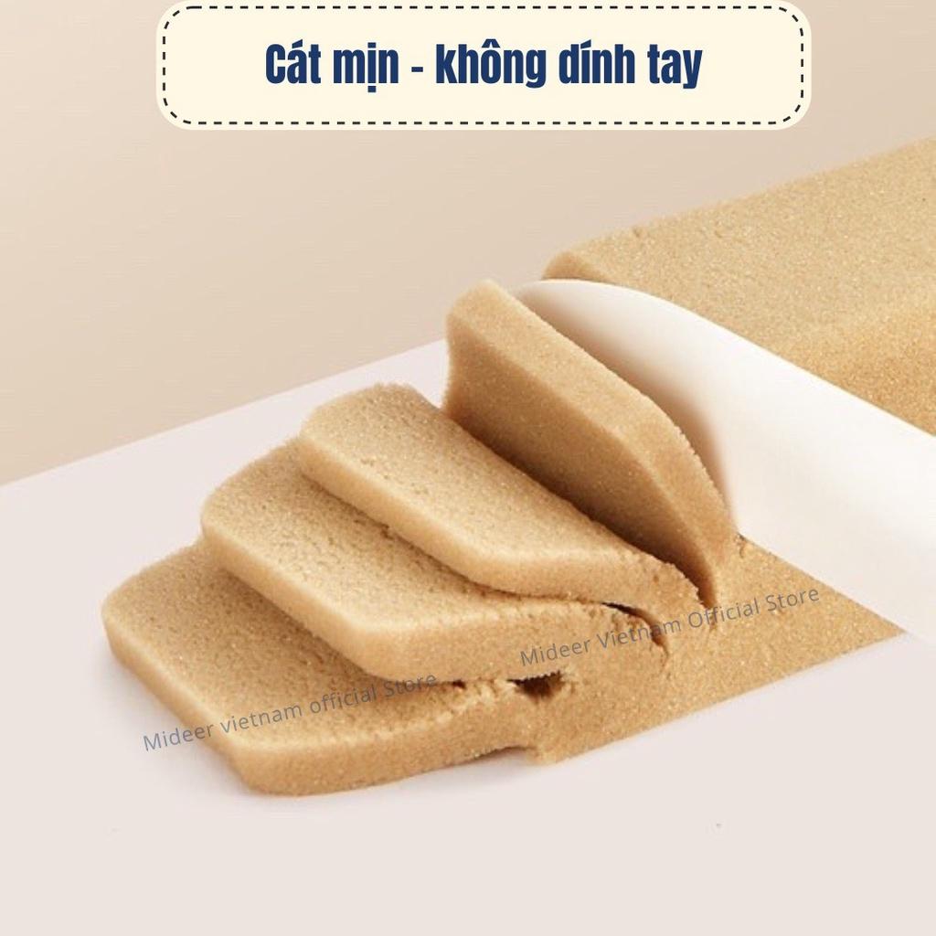 Cát động lực cho bé kèm khuôn chính hãng Mideer Magic Sand Play Set Kinetic sand bộ đồ chơi cát động lực phao chơi 1kg