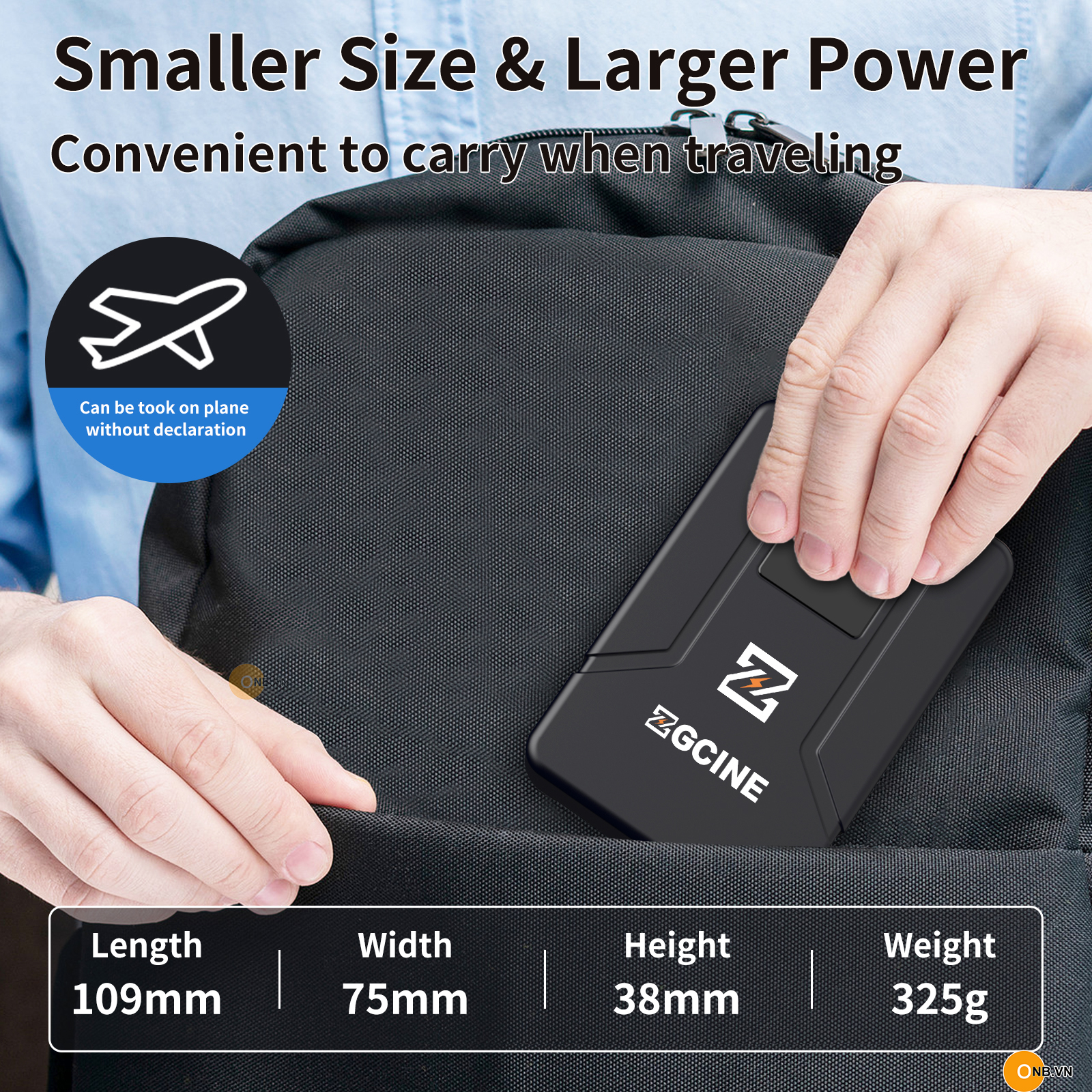 ZGCine V50 V-Mount Battery 50wh 3800mAh PD Quick Charge