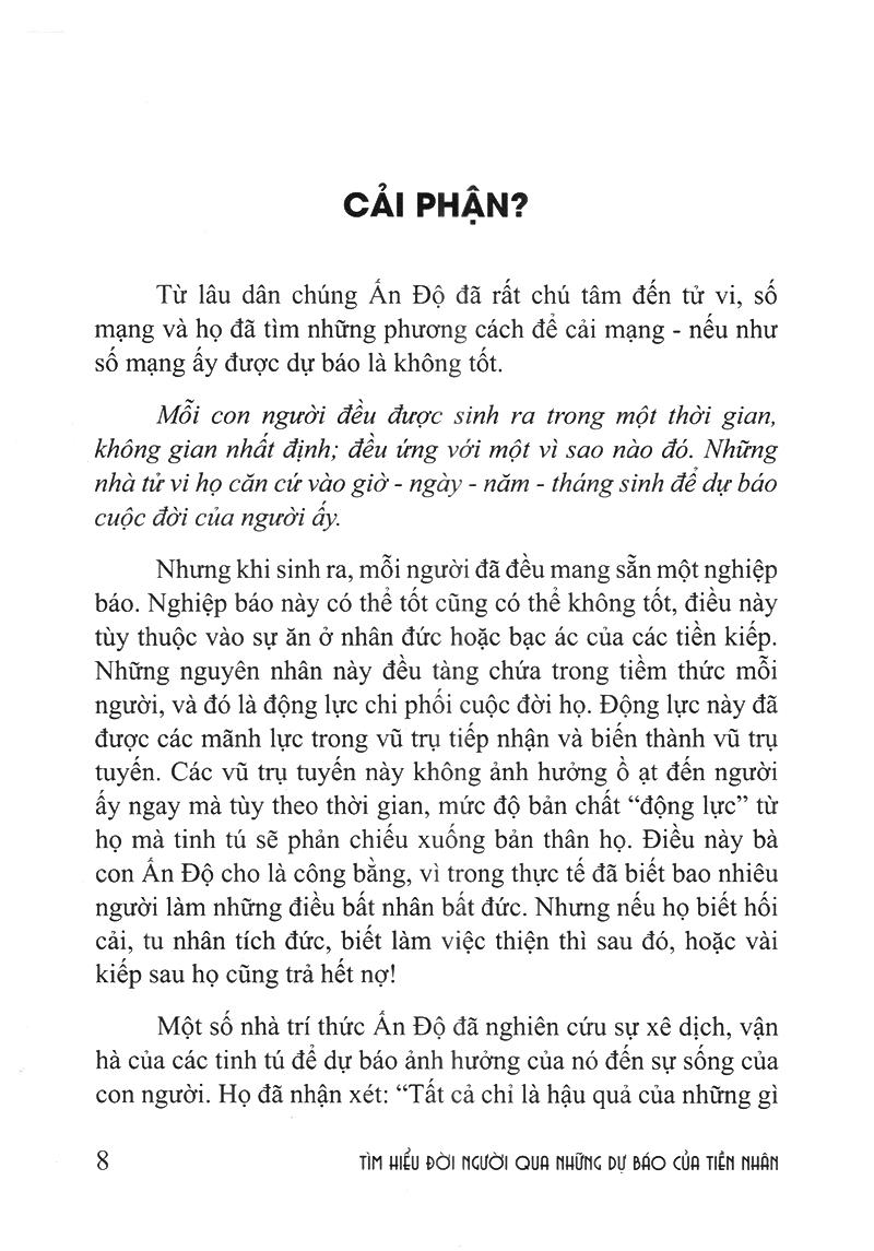 Sách Tìm Hiểu Đời Người Qua Những Dự Báo Của Tiền Nhân