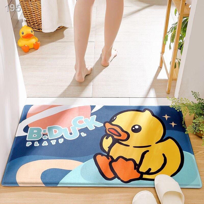 Thảm phòng tắm thấm nước cửa chống trượt hoạt hình gia đình nhà vệ sinh