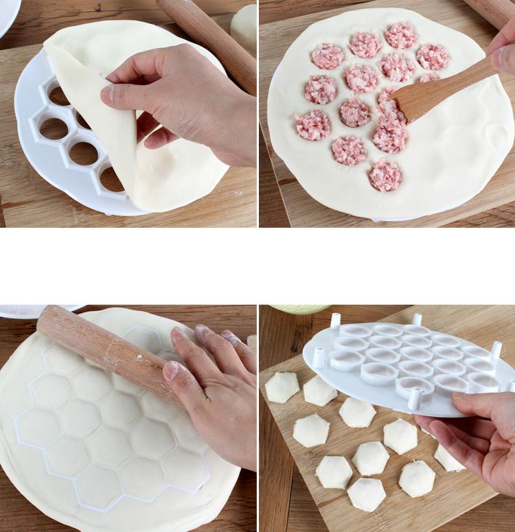 Khuôn Ép Bột ANAEAT Làm Ravioli 19 Lỗ DIY Tiện Dụng Cho Chế Biến Thực Phẩm