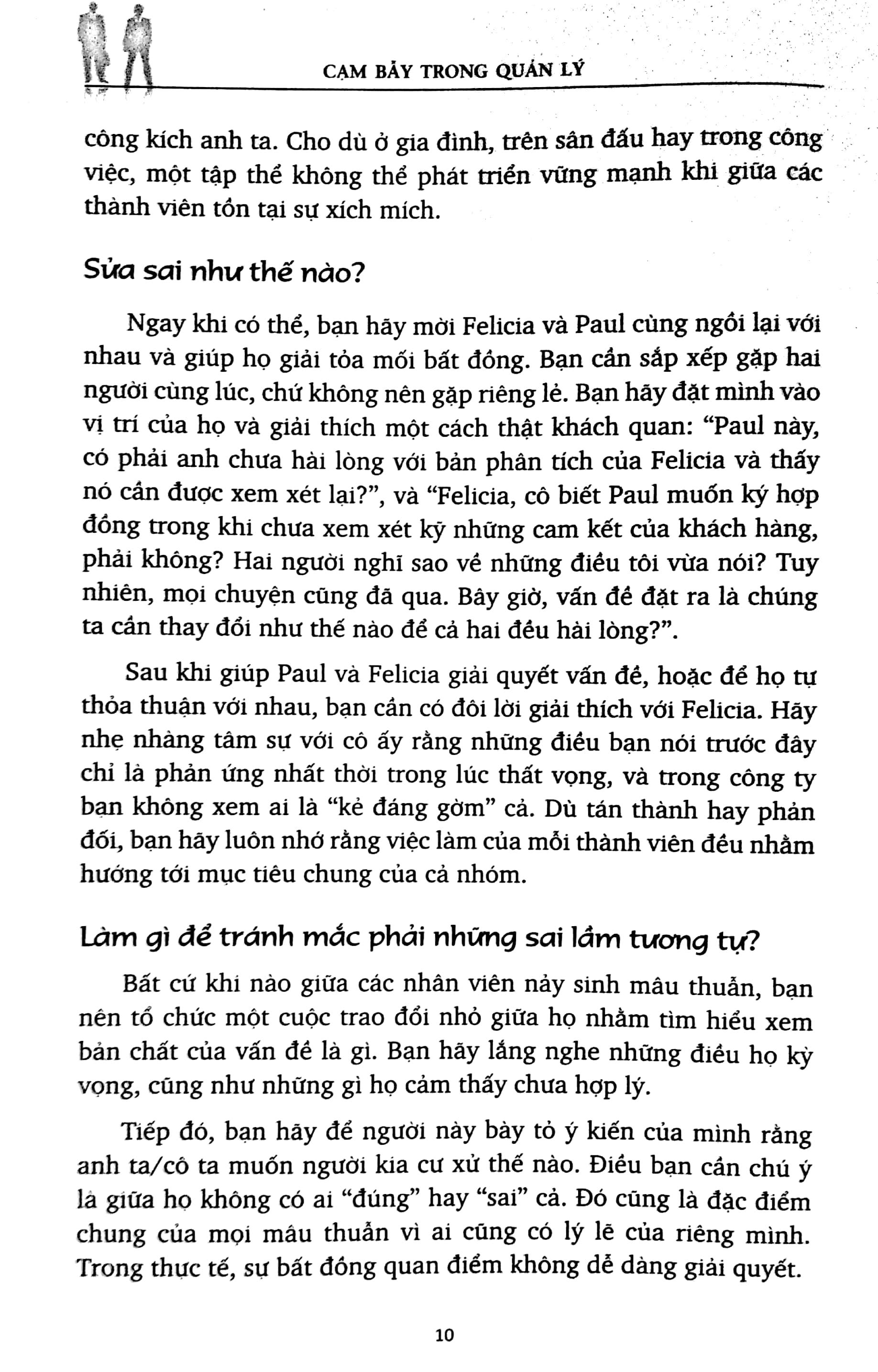 Cạm Bẫy Trong Quản Lý