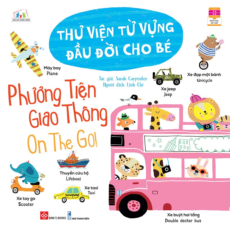 Thư viện từ vựng đầu đời cho bé - Phương tiện giao thông - On the go!